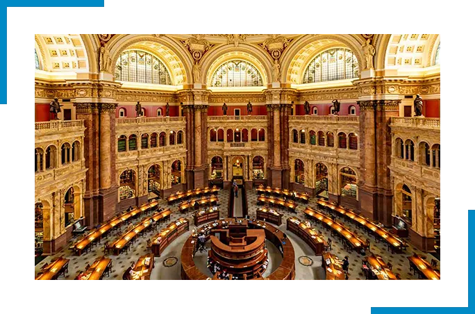 Inside view of a government building